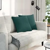 Sofa Pagalvės 2 vnt. audinys Tamsiai žalia 45 x 45 cm