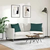 Sofa Pagalvės 2 vnt. audinys Tamsiai žalia 70 x 50 cm