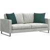 Sofa Pagalvės 2 vnt. audinys Tamsiai žalia 50 x 50 cm