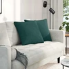 Sofa Pagalvės 2 vnt. audinys Tamsiai žalia 50 x 50 cm