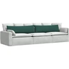 Sofa Pagalvės 2 vnt. audinys Tamsiai žalia 145 x 40 cm