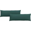 Sofa Pagalvės 2 pcs Tamsiai žalia 120 x 40 cm audinys