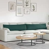 Sofa Pagalvės 2 vnt. audinys Tamsiai žalia 145 x 40 cm
