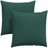 Sofa Pagalvės 2 pcs Tamsiai žalia 60 x 60 cm audinys