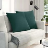Sofa Pagalvės 2 pcs Tamsiai žalia 60 x 60 cm audinys