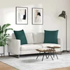 Sofa Pagalvės 2 pcs Tamsiai žalia 60 x 60 cm audinys