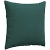Sofa Pagalvės 2 pcs Tamsiai žalia 60 x 60 cm audinys