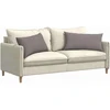Sofa Pagalvės 2 pcs Taupe 80 x 40 cm audinys