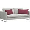 Sofa Pagalvės 2 vnt. audinys Vyno raudona 80 x 40 cm