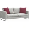 Sofa Pagalvės 2 vnt. audinys Vyno raudona 50 x 50 cm