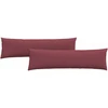 Sofa Pagalvės 2 vnt. audinys Vyno raudona 145 x 40 cm