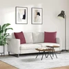 Sofa Pagalvės 2 vnt. audinys Vyno raudona 50 x 50 cm