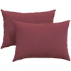 Sofa Pagalvės 2 vnt. audinys Vyno raudona 70 x 50 cm