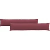 Sofa Pagalvės 2 vnt. audinys Vyno raudona 200 x 40 cm