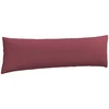 Sofa Pagalvės 2 vnt. audinys Vyno raudona 145 x 40 cm