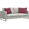 Sofa Pagalvės 2 vnt. audinys Vyno raudona 70 x 50 cm