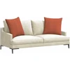 Sofa Pagalvės 2 pcs Raudona oranžinė 80 x 80 cm
