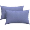 Sofa Pagalvės 2 vnt. audinys Džinsinės mėlynos 50 x 30 cm