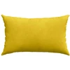 Sofa Pagalvės 2 pcs Geltona 50 x 30 cm Kordūrinis audinys