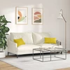 Sofa Pagalvės 2 pcs Geltona 50 x 30 cm Kordūrinis audinys