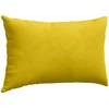 Sofa Pagalvės 2 pcs Geltona 50 x 30 cm Kordūrinis audinys
