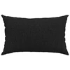 Sofa Pagalvės 2 pcs Juoda 50 x 30 cm audinys