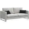Sofa Pagalvės 2 pcs Juoda 50 x 30 cm audinys