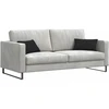 Sofa Pagalvės 2 pcs Juoda 50 x 30 cm audinys