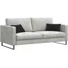 Sofa Pagalvės 2 vnt. Juoda 50 x 30 cm Kordūrinis audinys