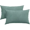 Sofa Pagalvės 2 vnt. Jūrinė žalia 50 x 30 cm Kordūrinis audinys