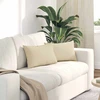 Sofa Pagalvės 2 vnt. audinys Kreminė 50 x 30 cm