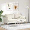 Sofa Pagalvės 2 pcs Kreminė 50 x 30 cm Kordūrinis audinys