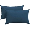 Sofa Pagalvės 2 vnt. audinys Mėlyna 50 x 30 cm