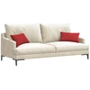 Sofa Pagalvės 2 vnt. audinys Raudona 50 x 30 cm