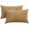 Sofa Pagalvės 2 pcs Ruda 50 x 30 cm Kordūrinis audinys