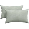Sofa Pagalvės 2 pcs Šviesiai pilka 50 x 30 cm