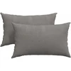 Sofa Pagalvės 2 vnt. Šviesiai pilka 50 x 30 cm