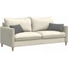 Sofa Pagalvės 2 vnt. audinys Tamsiai pilka 50 x 30 cm