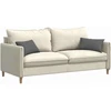 Sofa Pagalvės 2 vnt. audinys Tamsiai pilka 50 x 30 cm