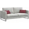 Sofa Pagalvės 2 pcs Vyno raudona 50 x 30 cm audinys