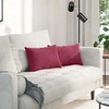 Sofa Pagalvės 2 pcs Vyno raudonumo 50 x 30 cm