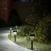 Solar Pathway šviestuvai su smaigaliais, 12vnt., baltos spalvos