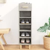 Spintelė batams, betono pilka, 30x35x105cm, apdirbta mediena