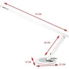 Activeshop Stalinė lempa LED 8W ALUMINUM Baltas