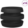 Stalo futbolo kamuoliukai 16 pcs Juodas 3 x 3 x 2 cm TPE