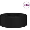 Stalo futbolo kamuoliukai 16 vnt. Juodas 2,7 x 2,7 x 1,3 cm TPE
