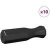 Stalo futbolo rankenos 10 pcs Juodas 3,1 x 3,1 x 17,8 cm PP