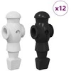 Stalo futbolo žaidėjai 24 pcs Juoda ir Balta HIPS
