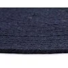 Stalo kilimėliai, 4vnt., tamsiai mėlyni, 38cm, džiutas, apvalūs