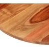 Stalviršis, 60cm, akacijos medienos masyvas, apskritas, 15–16mm
